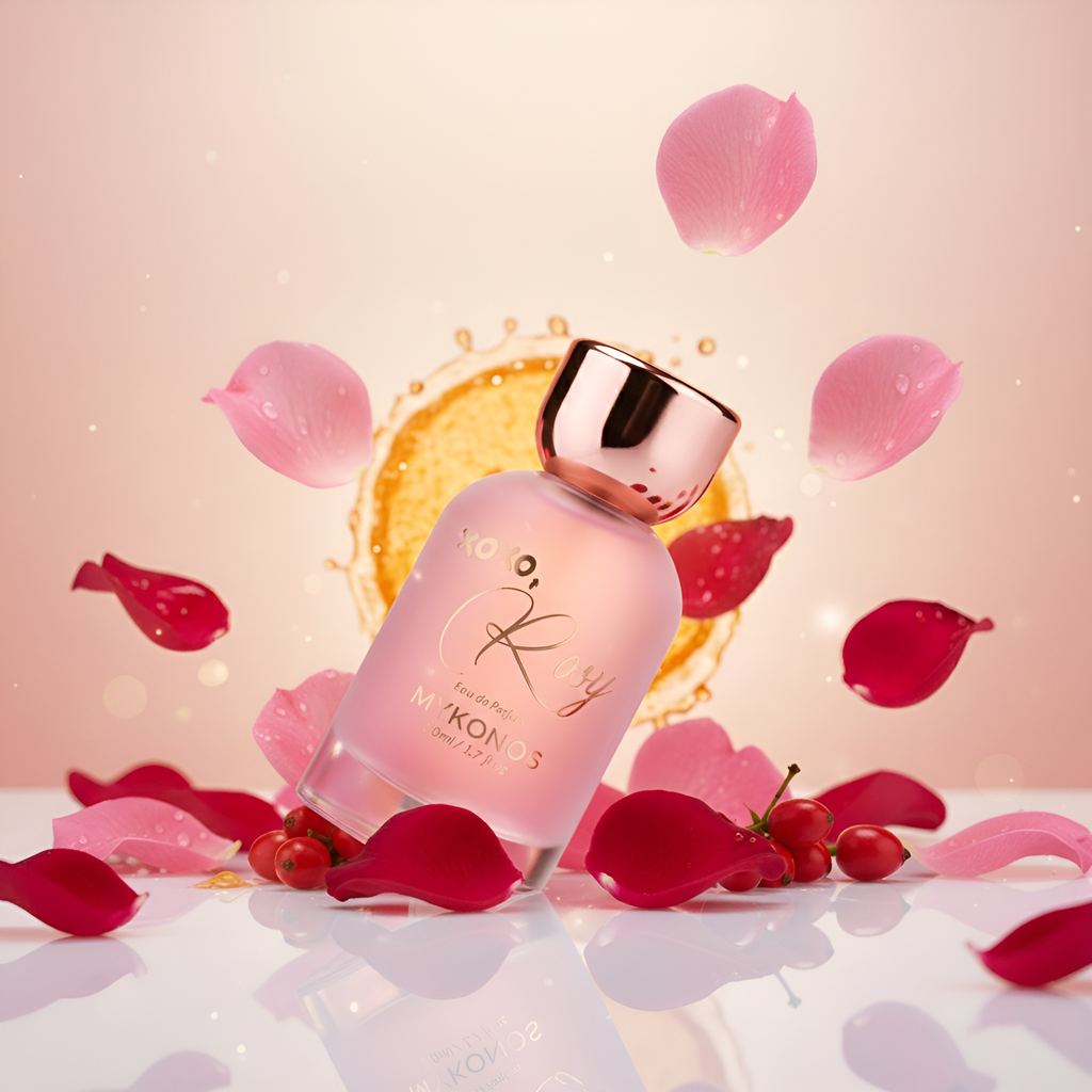 Mykonos XOXO Rosy Eau de Parfum 50ml Sweet Rosy Floral Luxury Scent