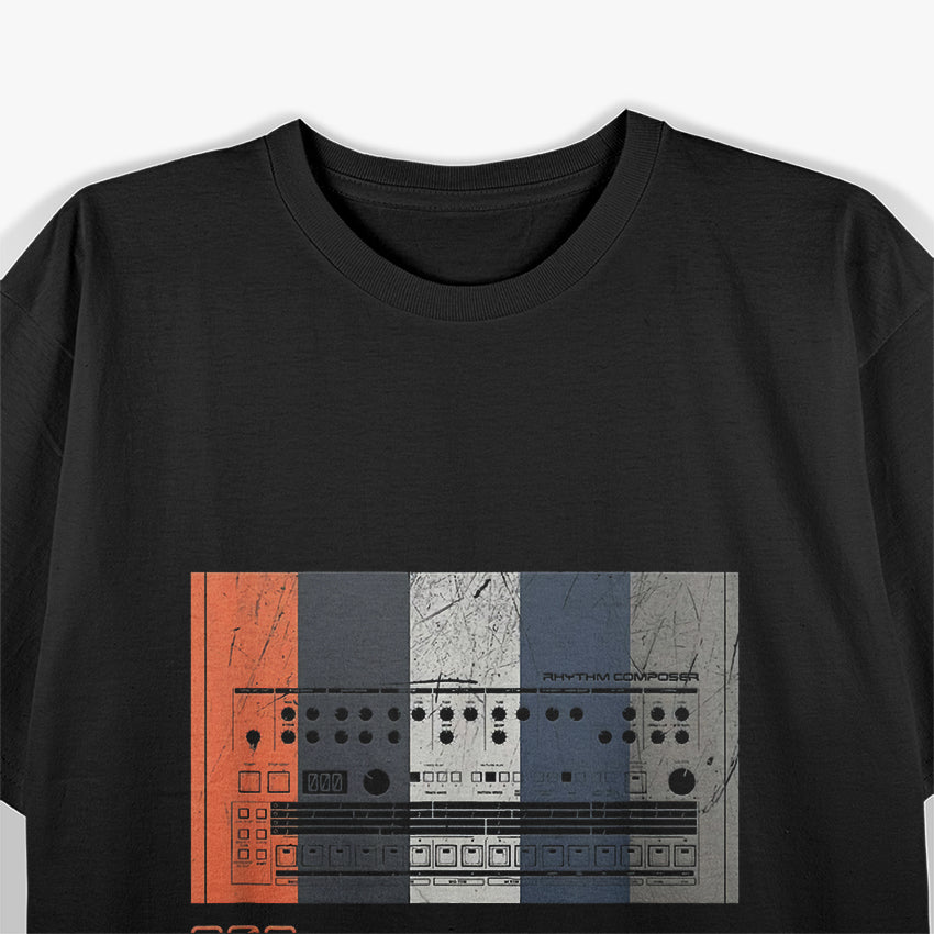 Analog Drum Machine - Retro Synth Vintage 909 T-Shirt