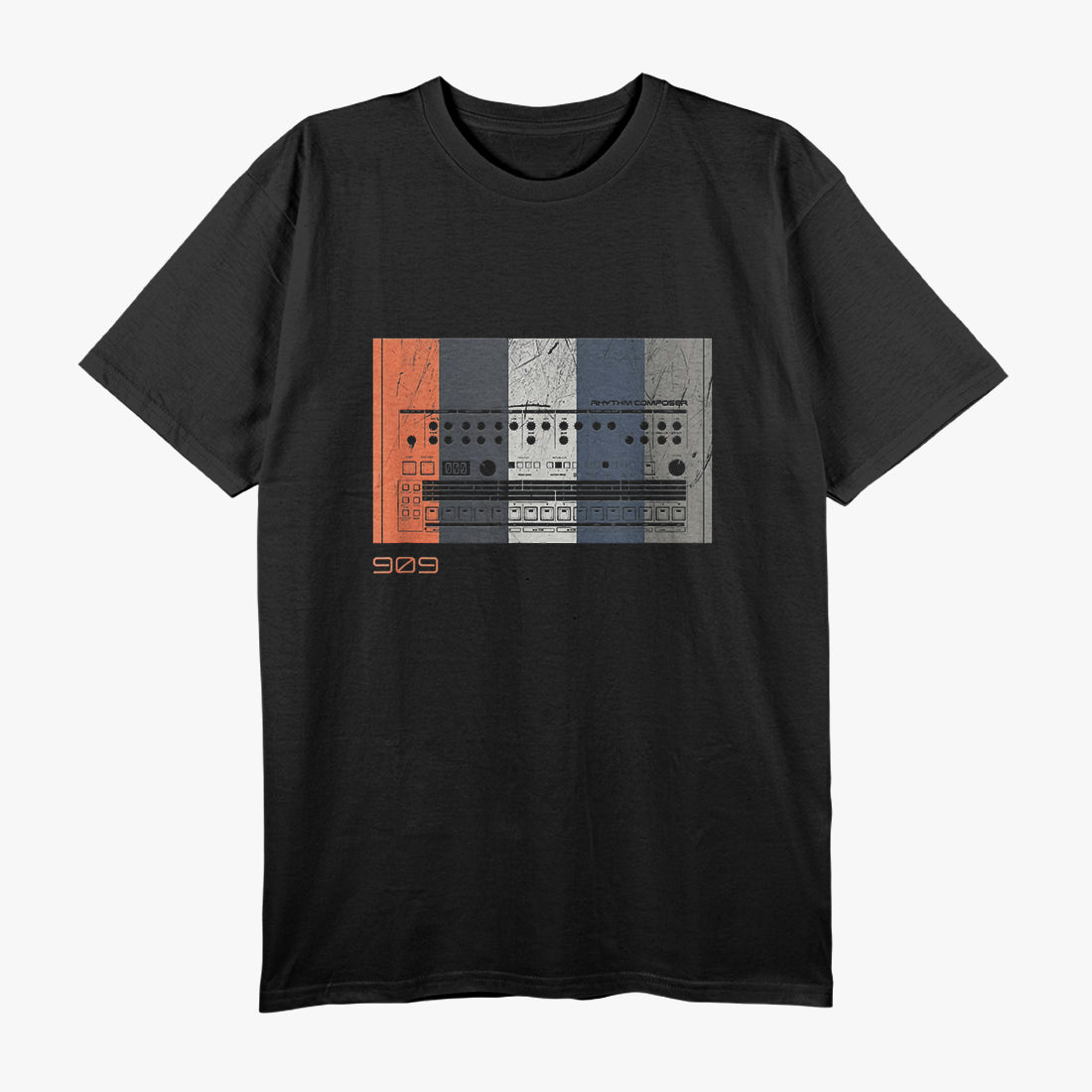 Analog Drum Machine - Retro Synth Vintage 909 T-Shirt