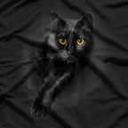 Black Cat Yellow Eyes T-Shirt