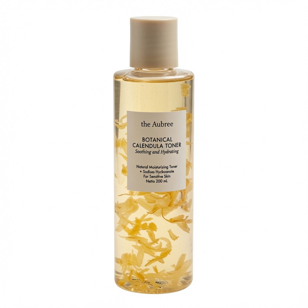 The Aubree Botanical Calendula Toner 200ml Hydrating Soothing Facial Toner