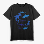 Shark Swimming In The Ocean Water T-Shirt