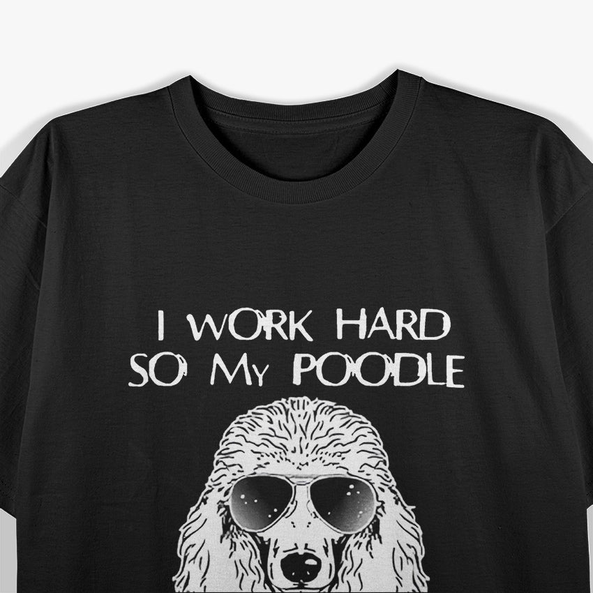 Life Is Better With Standard Poodle Mom Caniche Dog Lovers T-Shirt