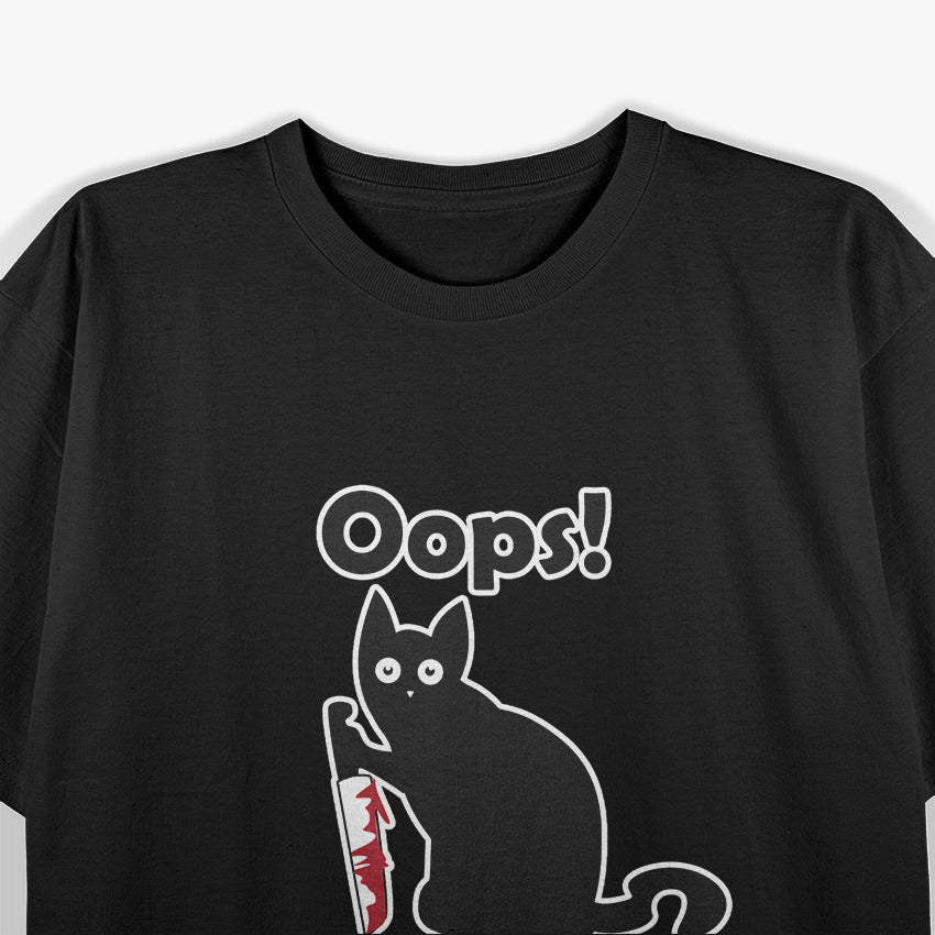 Cat Saying Oops I Didn't Know You Only Live Once T-Shirt