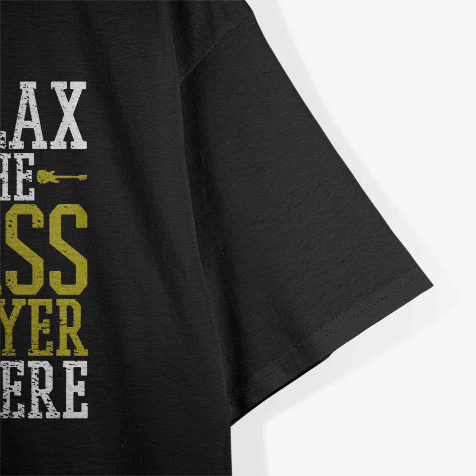 Bass Player: The Backbone of Music - Guitarist School Vibes T-Shirt