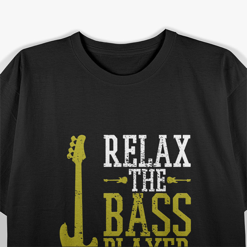 Bass Player: The Backbone of Music - Guitarist School Vibes T-Shirt