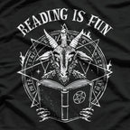 Reading Is Fun Baphomet Goat with a Dark Twist T-Shirt
