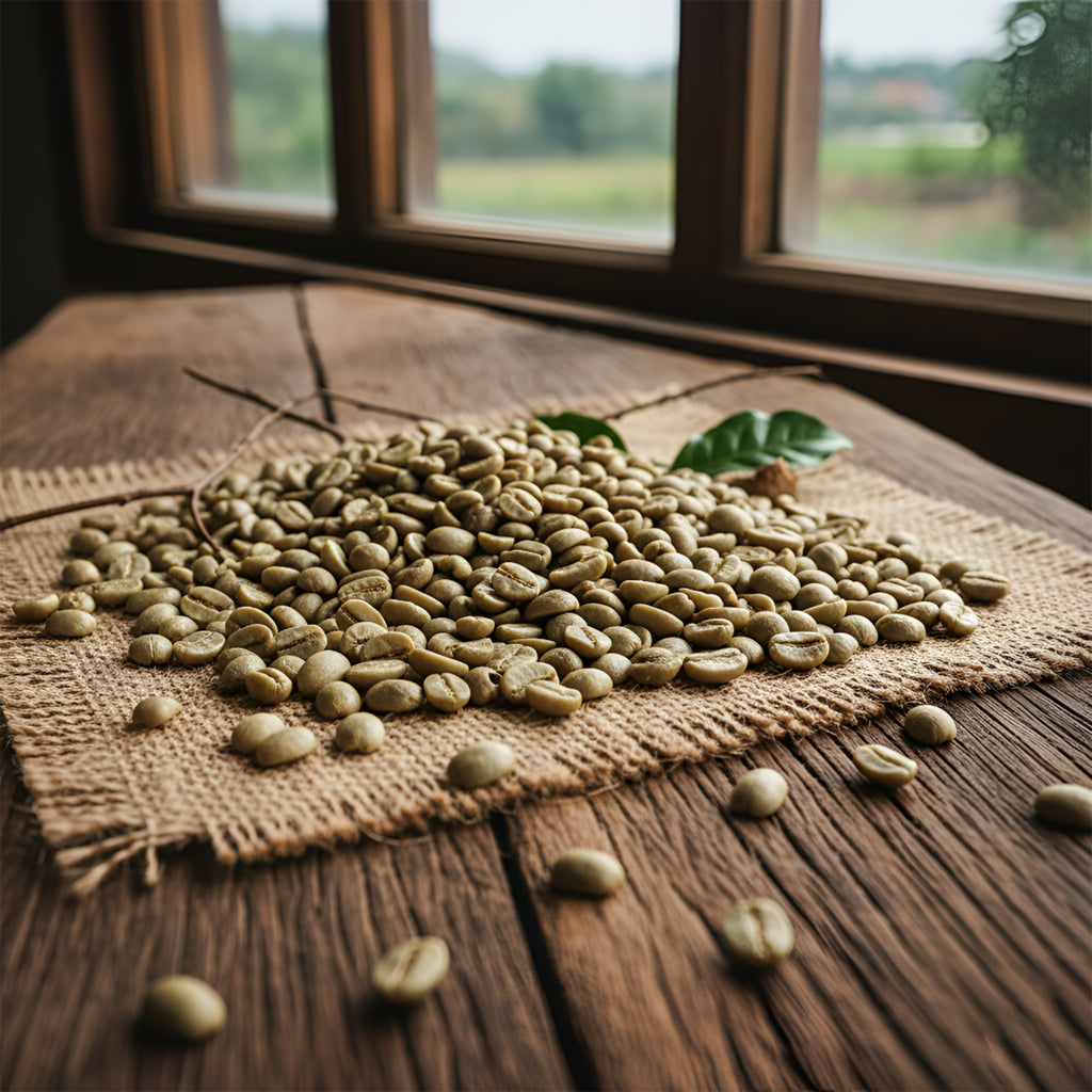 Robusta Green Coffee Beans 1kg – Raw Unroasted Java Coffee Beans
