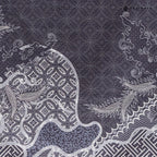 Hadinata Premium Superfine Cotton Batik Fabric Datura Grey – 3 Meter Fabric