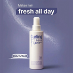 NEW Mise en Scene Curling Matte Volume Hair Fixer Spray 200ml Lightweight Hold