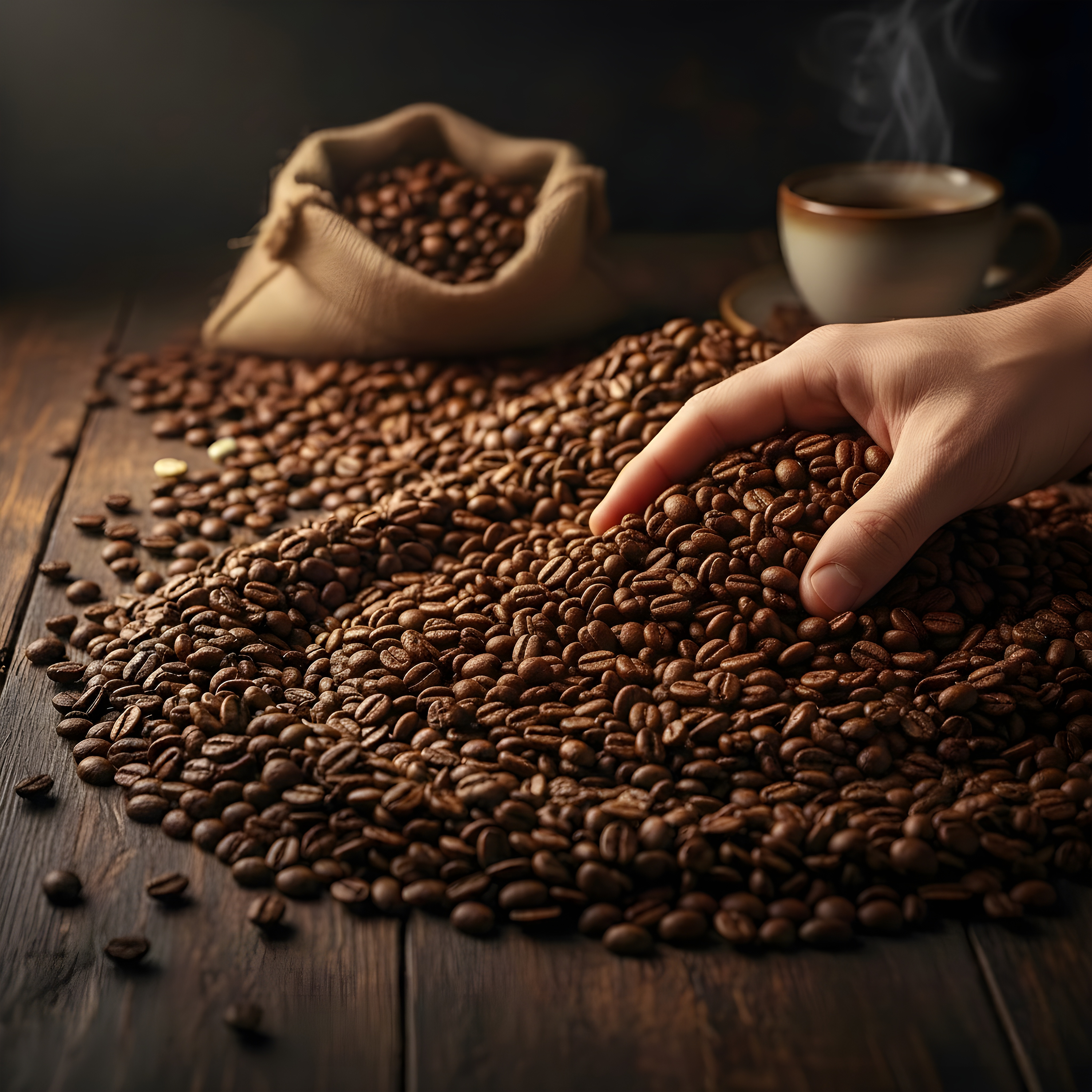 Kopi Aroma Bandung Mokka Arabica Coffee Beans 500g – Premium Whole Bean Coffee