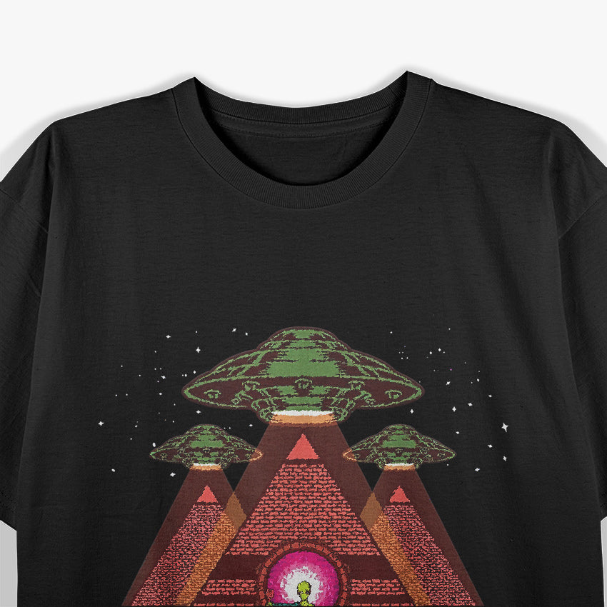 Alien Space Ships and Abductions: The Eerie World T-Shirt
