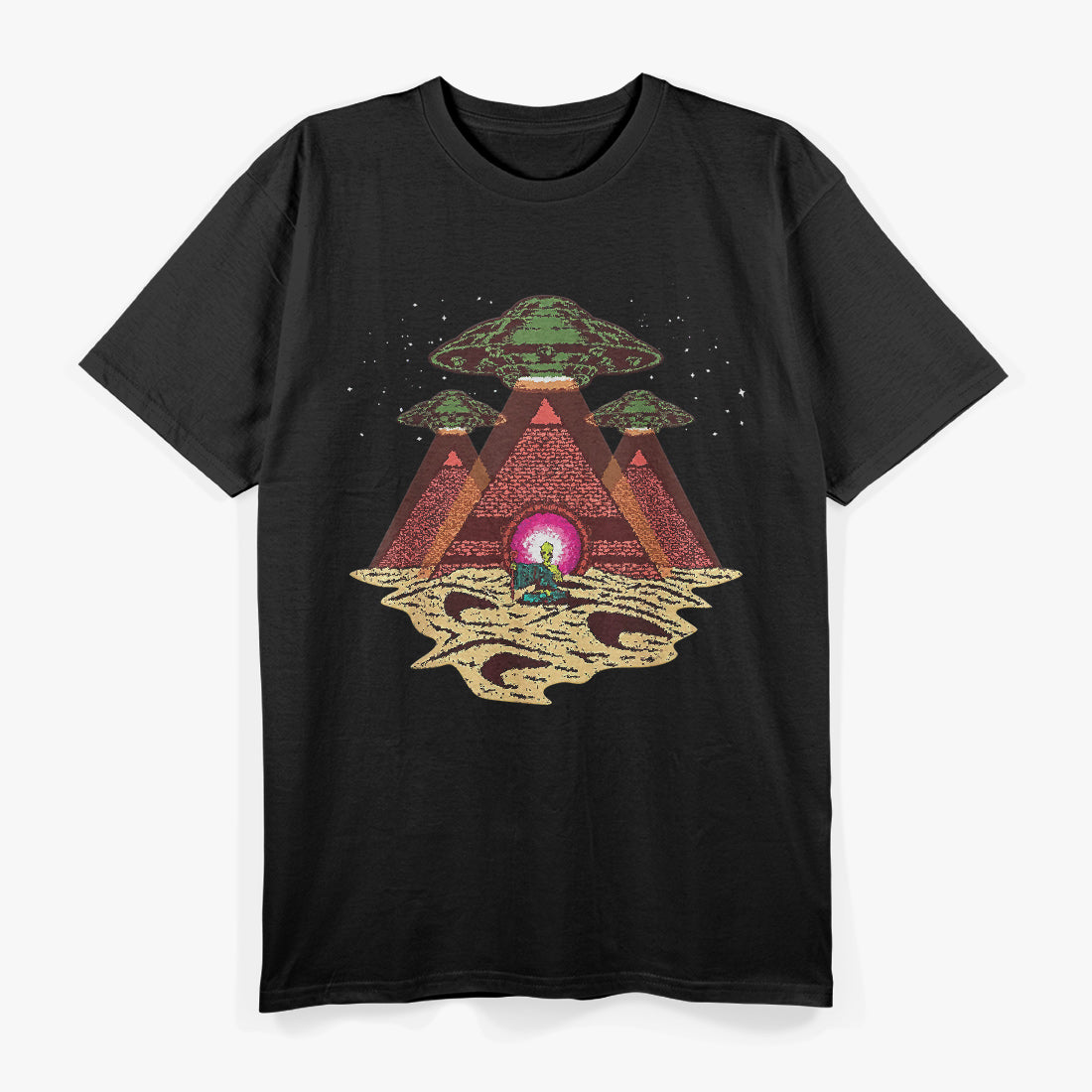 Alien Space Ships and Abductions: The Eerie World T-Shirt