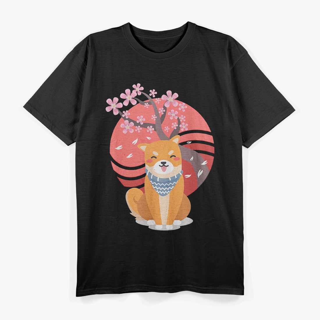 Cherry Blossom Shiba Inu Dog Sakura Flower T-Shirt