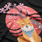Cherry Blossom Shiba Inu Dog Sakura Flower T-Shirt