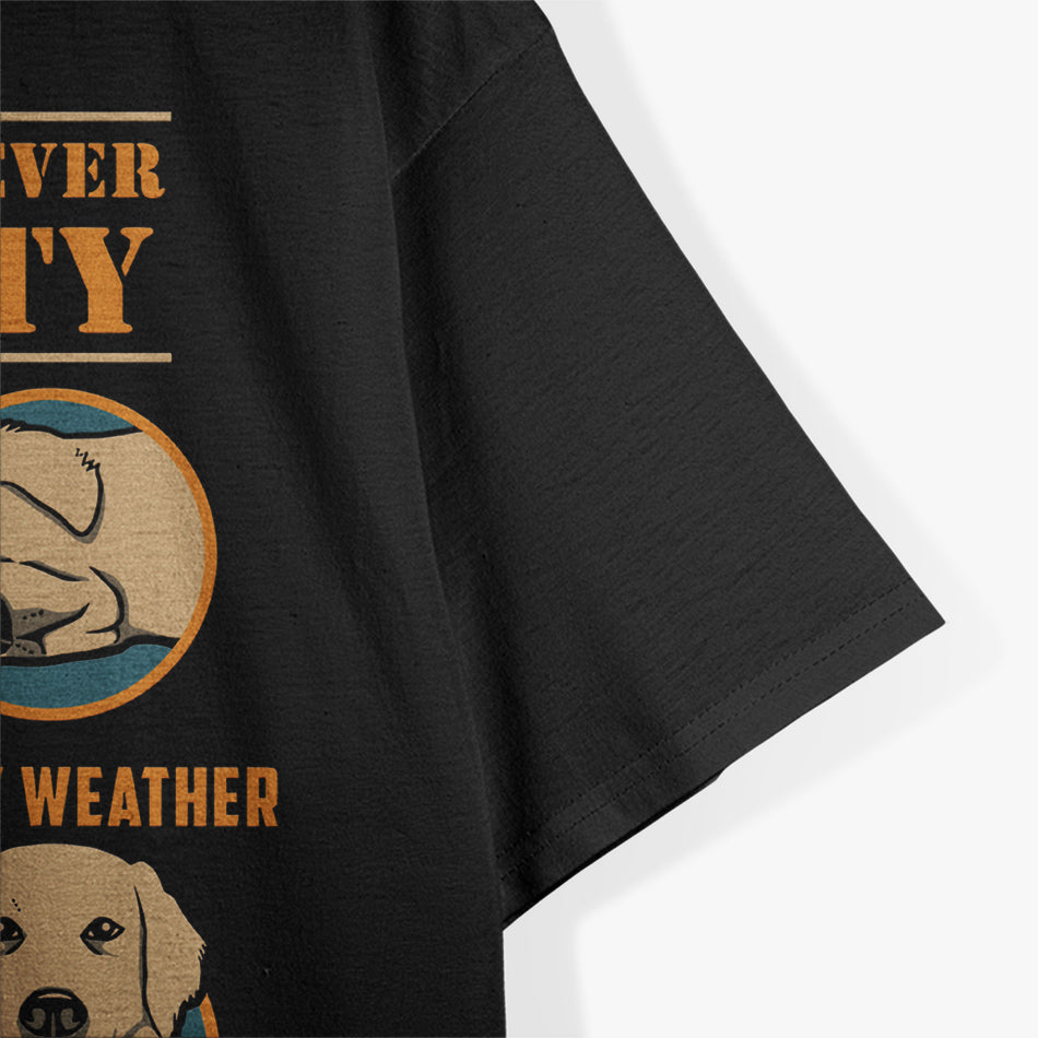 Golden Retriever Golden Retriever Security Funny Dog T-Shirt