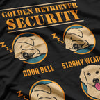 Golden Retriever Golden Retriever Security Funny Dog T-Shirt