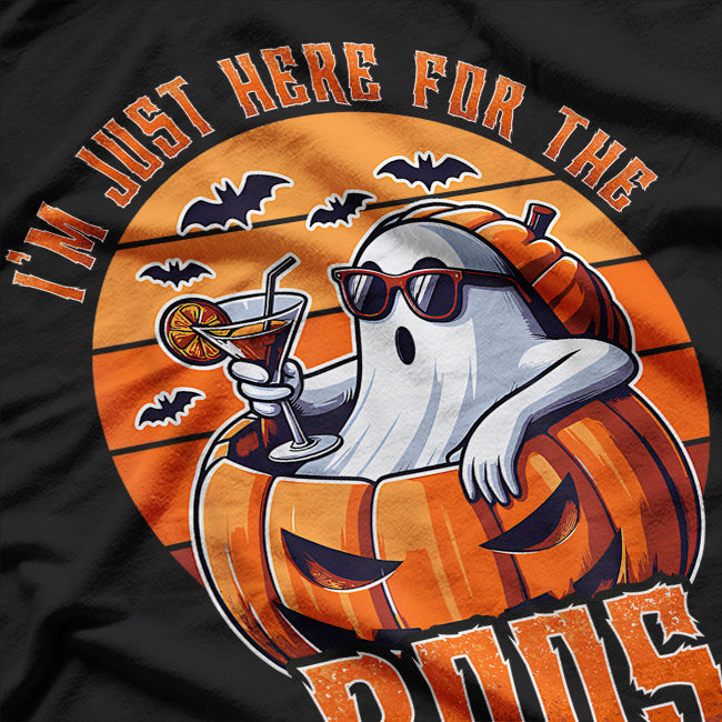 I'm Just Here For The Boos Ghost Funny T-Shirt