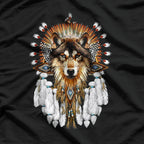 Native American Wolf Spirit A Symbol of Strength, Wisdom, and Freedom T-Shirt