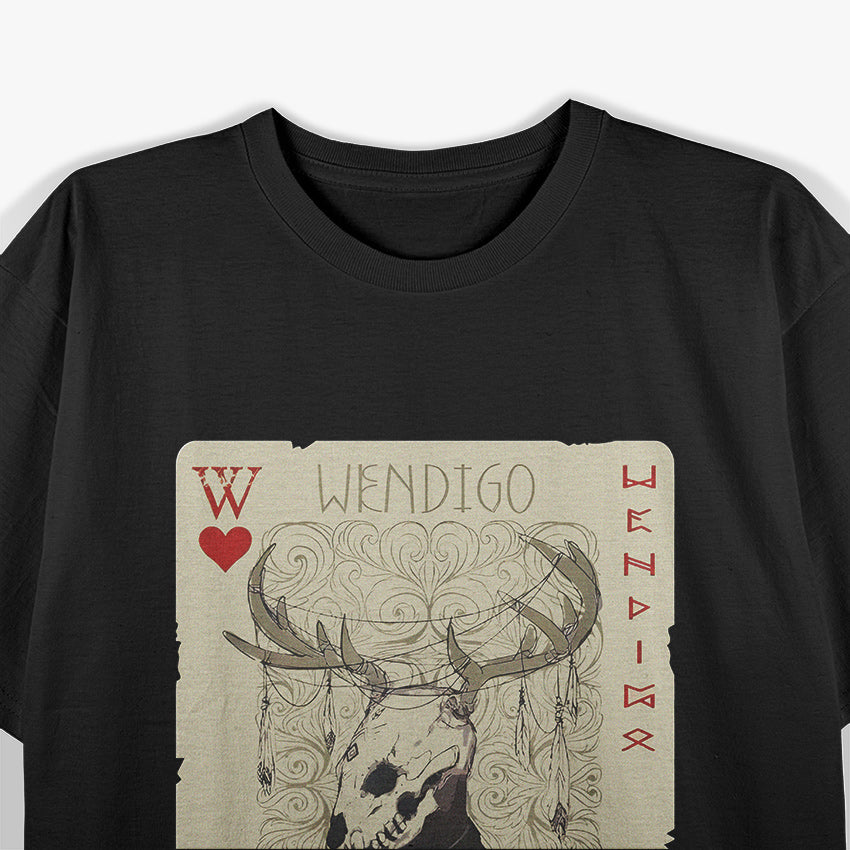 Wendigo Cryptid The Haunting Legend of the Skin Walker T-Shirt