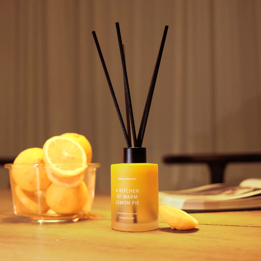 HMNS HOME of HUMANS A Kitchen of Warm Lemon Pie Reed Diffuser 140ml – Home Fragrance