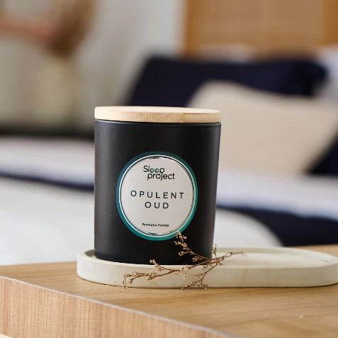 Sleep Project Opulent Oud Aromatic Candle 310g – Premium Scented Candle