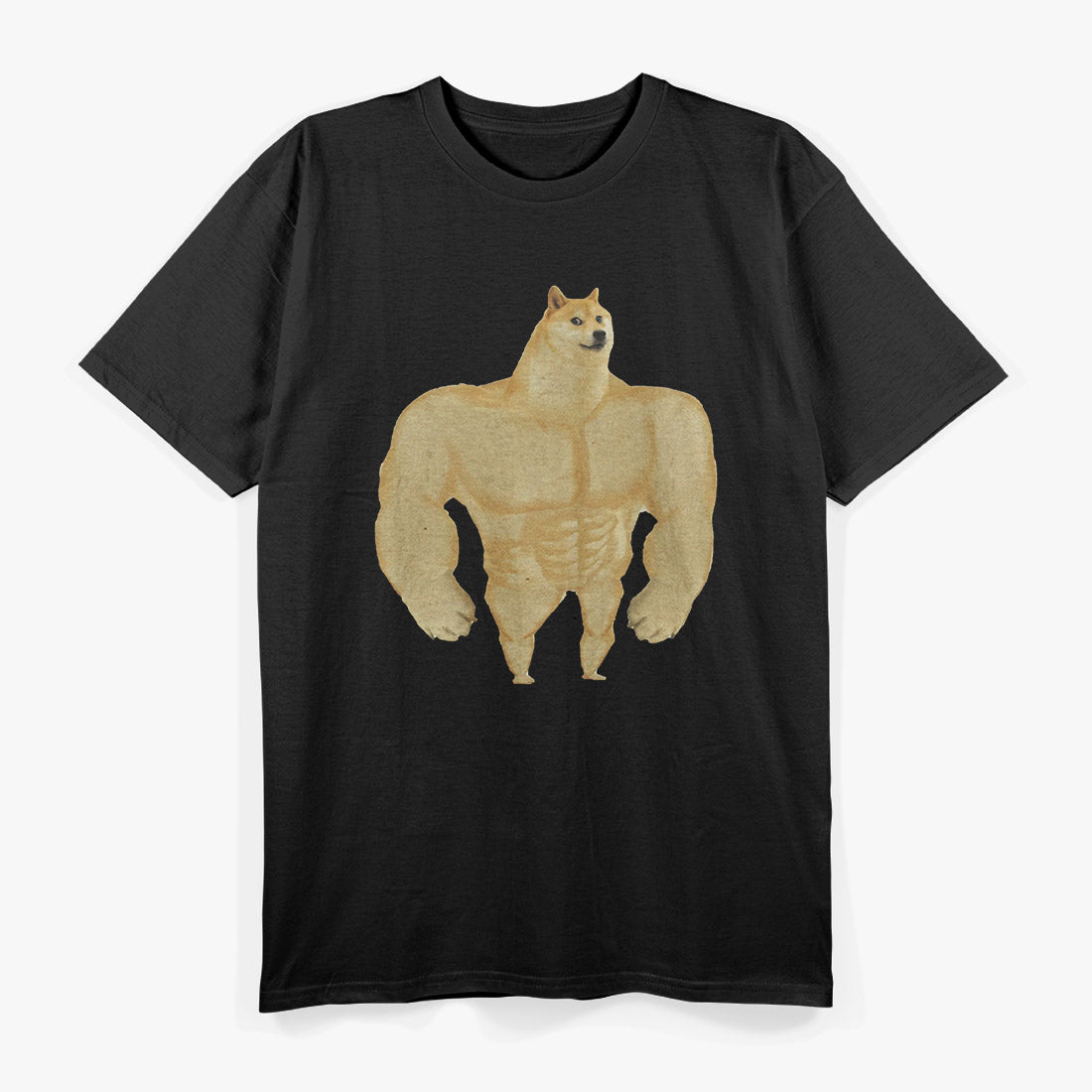 Swole Doge Muscular Dog Meme T-Shirt