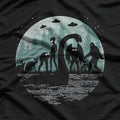 Bigfoot, Loch Ness Monster, Mothman, and Aliens T-Shirt