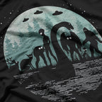 Bigfoot, Loch Ness Monster, Mothman, and Aliens T-Shirt