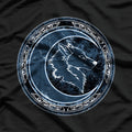 Celtic Wolf and Moon A Mystical Guardian of the Night T-Shirt