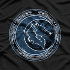 Celtic Wolf and Moon A Mystical Guardian of the Night T-Shirt