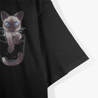 Siamese Cat In A Pocket T-Shirt