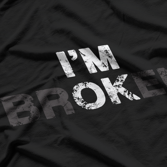 Grief Keepsake I'm OK Broken T-Shirt