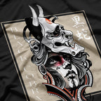 Japanese Tattoo Demon - Oni Devil Hannya Mask Aesthetic Art T-Shirt