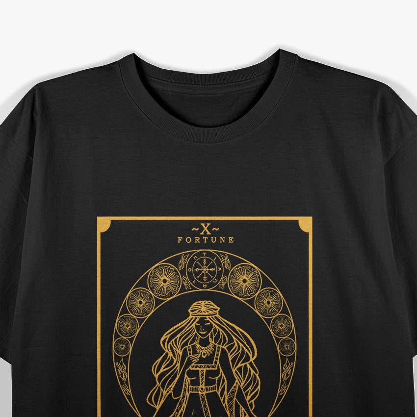 Norse Goddess Freyja A Mystical Tarot Card T-Shirt