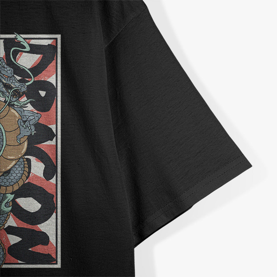 Japanese Dragon Retro Vintage Style T-Shirt