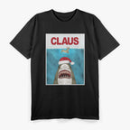Funny Christmas Santa Claus Shark Reindeer T-Shirt