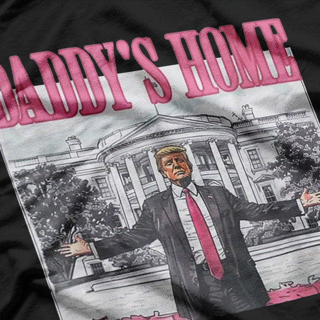 Trump 2024 Pink Daddys Home Men's T-Shirt