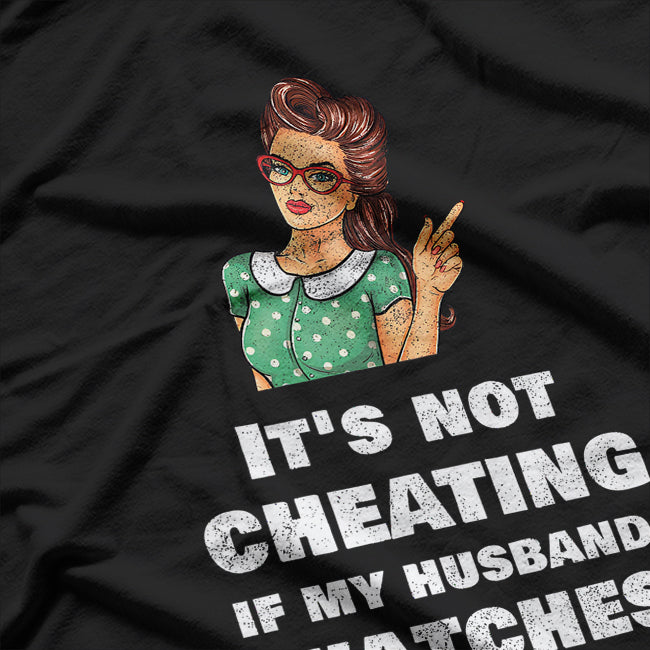 Funny Hotwife Swinger, Its Not Cheating T-Shirt