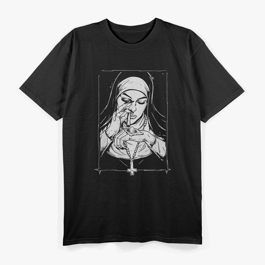 Funny Unholy Drvg Nun Funny T-Shirt