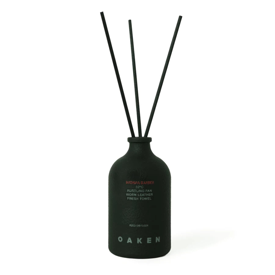 OAKEN LAB Batavia Barber Reed Diffuser – Premium Long-Lasting Home Fragrance