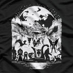 Cryptid Monsters Bigfoot and Mothman T-Shirt