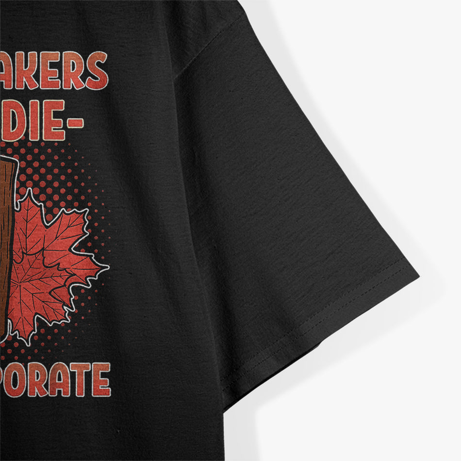 Funny Food Pun Maple Syrup Farmer Sugar Maker Foodie T-Shirt