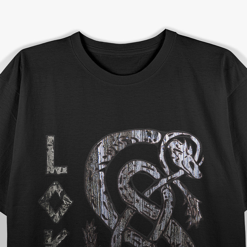 Loki's Symbol The Serpent of Mischief and Chaos T-Shirt