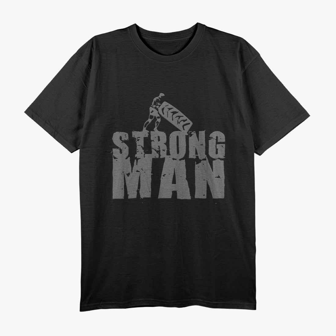 STRONGMAN Powerlifting Gym Strength Training T-Shirt