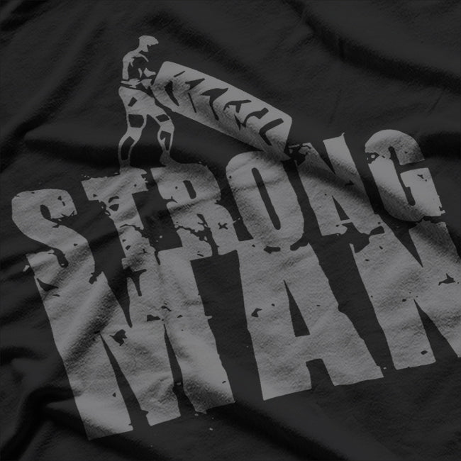 STRONGMAN Powerlifting Gym Strength Training T-Shirt