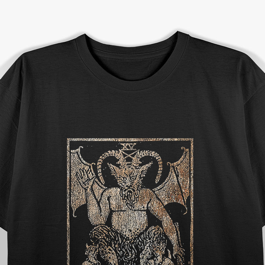 The Devil Tarot Vintage Distressed Occult T-Shirt
