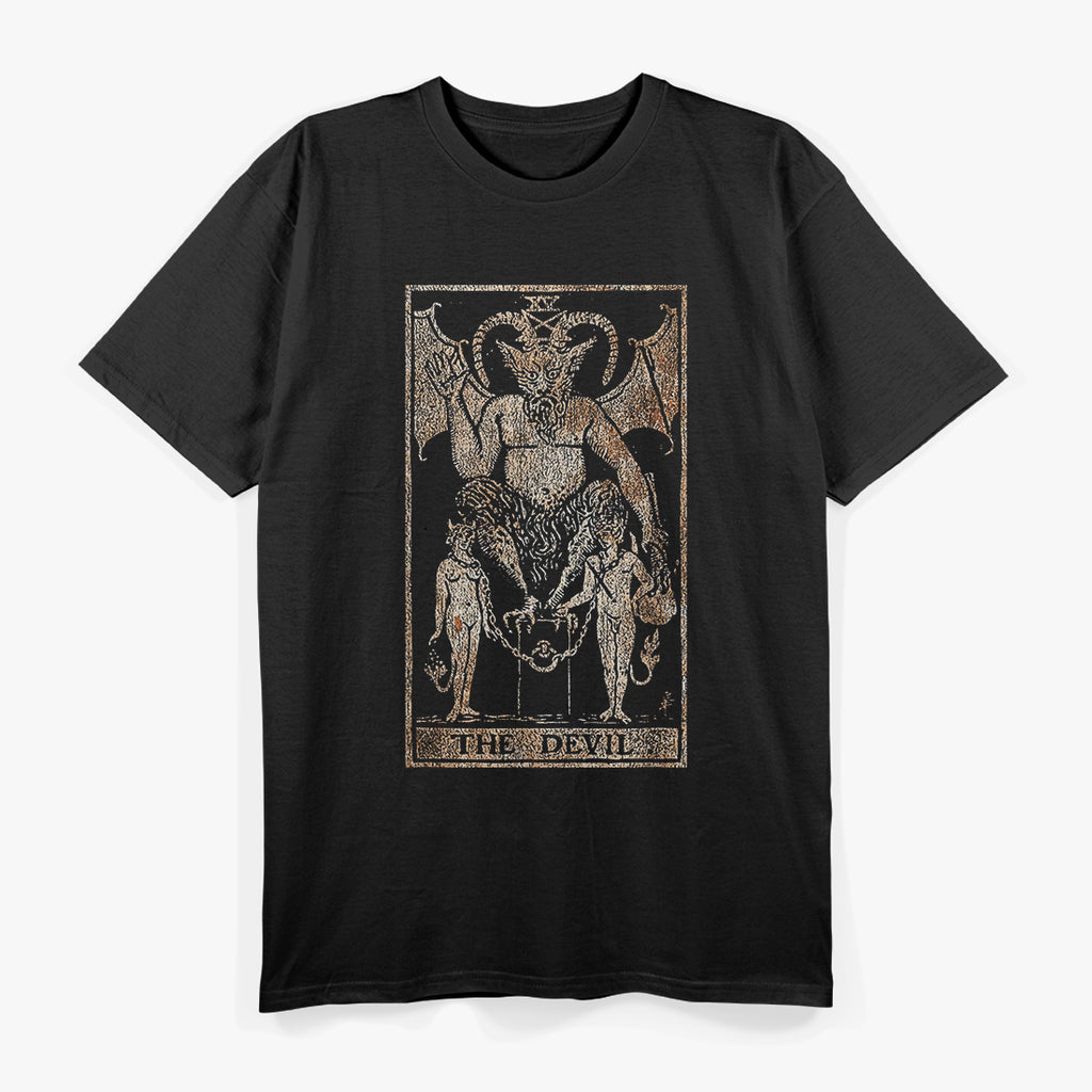 The Devil Tarot Vintage Distressed Occult T-Shirt