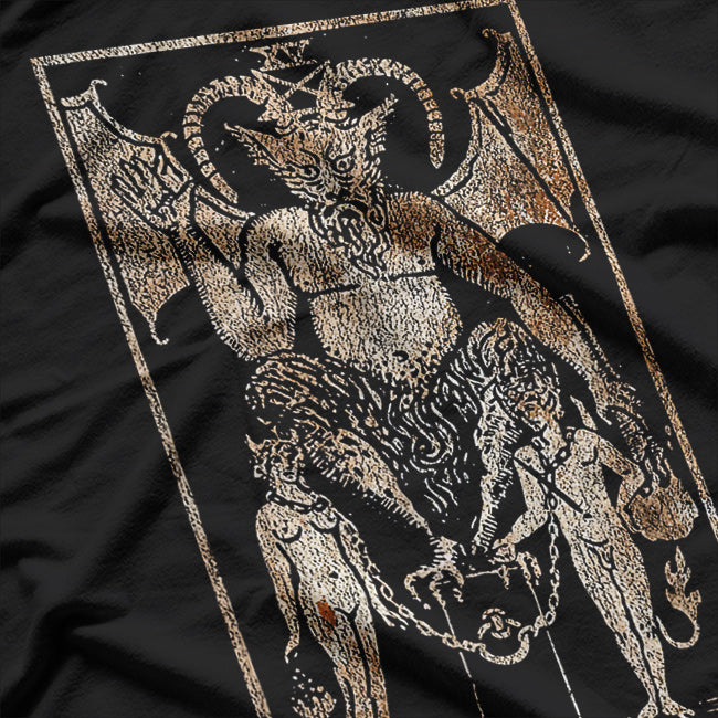 The Devil Tarot Vintage Distressed Occult T-Shirt
