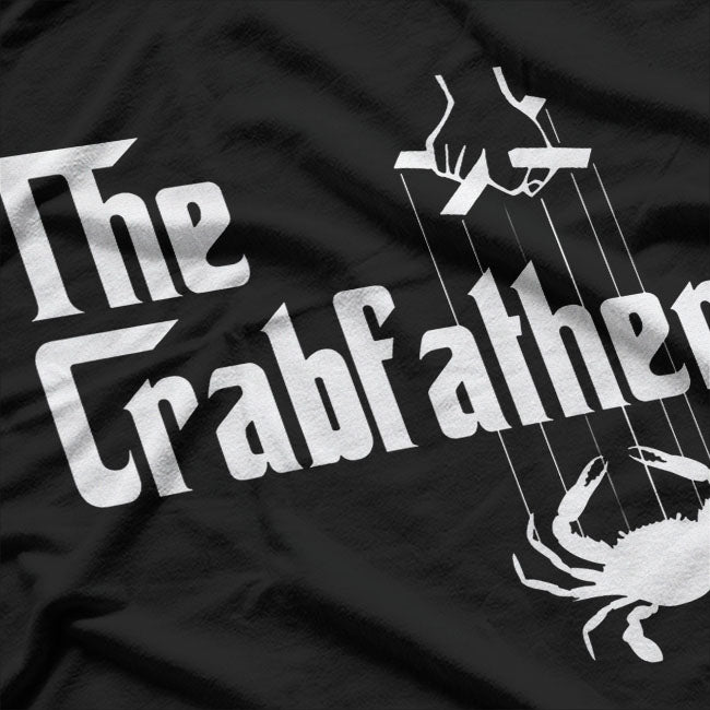 The Crabfather Crab Fishing Dad T-Shirt